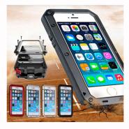 Extreme duty shockproof waterproof gorrila case for iPhone 6 metal skin