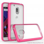 Anti-scratch clear crystal hybrid case for Motorola Moto G4 play
