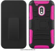 Stand protective holster case for Motorola Moto G4 PLay