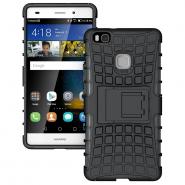 Stand armor ballistic case for Huawei P9 lite back cover