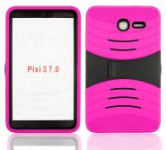 Crosswise Kickstand hybrid silicone case for Alcatel Pixi 3 7inch