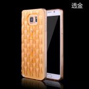 Invisible stand TPU ice cube phone case for Galaxy Note 5 with finger ring