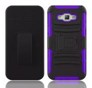 Stand holster protective hybrid case for Galaxy A8 with belt clip