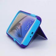 Card holder PC silicone hybrid case for Galaxy S6