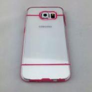 Bumper sports clear TPU case for Galaxy S6
