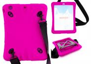 Bumper silicone survivor case for iPad mini 2 3 with shoulder strap