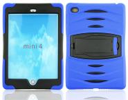 Shockwave stand hybrid silicone case for iPad mini 4
