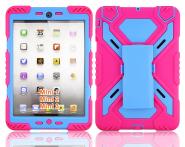 Spider man bumper stand rubber case for iPad mini 8inch