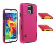 Card holder hybrid case for Galaxy S5 i9600