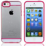 Sports clear bumper TPU case for iPhone 5S