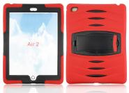 Shockwave stand silicone protector case for iPad Air 2