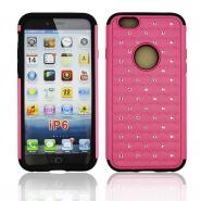 Glitter diamond three layers defender case for iPhone 6 6Plus
