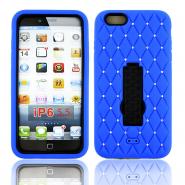 Robot diamond stand hybrid case for iPhone 6 6PLus