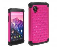 Diamond defender case for Google Nexus 5 glitter skin shell