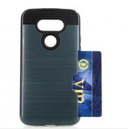 Brushed metal phone case for LG G5 with card slot