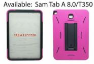 Rugged stand dual layers protective case for Galaxy Tab A 8inch