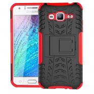Foldable stand ballistic armor case for Galaxy J3