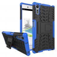 Stand armor ballistic anti-skid case for Sony Xperia XZ
