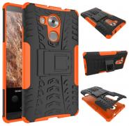Hard Plastic stand armor gel case for Huawei Mate 8