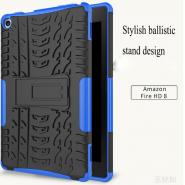 Rugged stand armor hybrid case for Amazon Fire HD 8