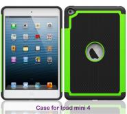 Anti-scratch bumper football TPU hybrid case for iPad mini 4