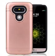 Slideable cover card holder metal case for LG G5