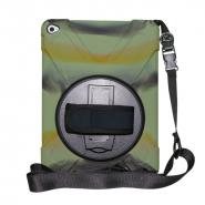 Rotated stand protector case for iPad Air /Air 2 with shoulder strap