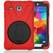 Heavy duty bumper silicone case for Galaxy Tab E 8inch with rotated kickstand