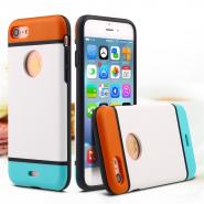 Colorful hybrid phone case for iPhone 7 matte armor