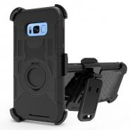For Galaxy S8+ 6.2 screen tough rugged protector case with belt clip