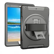 360 degree TPU hybrid case for iPad 2017 with handstrap