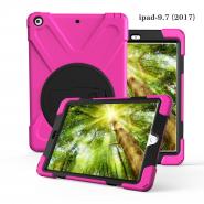Rotated stand rubberized silicone case for iPad 9.7 2017