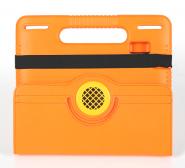 Leather flip cover rotated stand EVA case for iPad 9.7inch