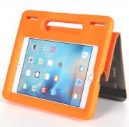 Leather durable kids safety laptop case for iPad mini with EVA handle