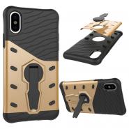 Sturdy fashion golden armor for Apple iPhone 8 2017